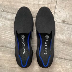 Rothy’s black loafers size 7.5